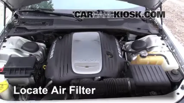 2005 Chrysler 300 C 5.7L V8 Filtro de aire (motor) Cambio